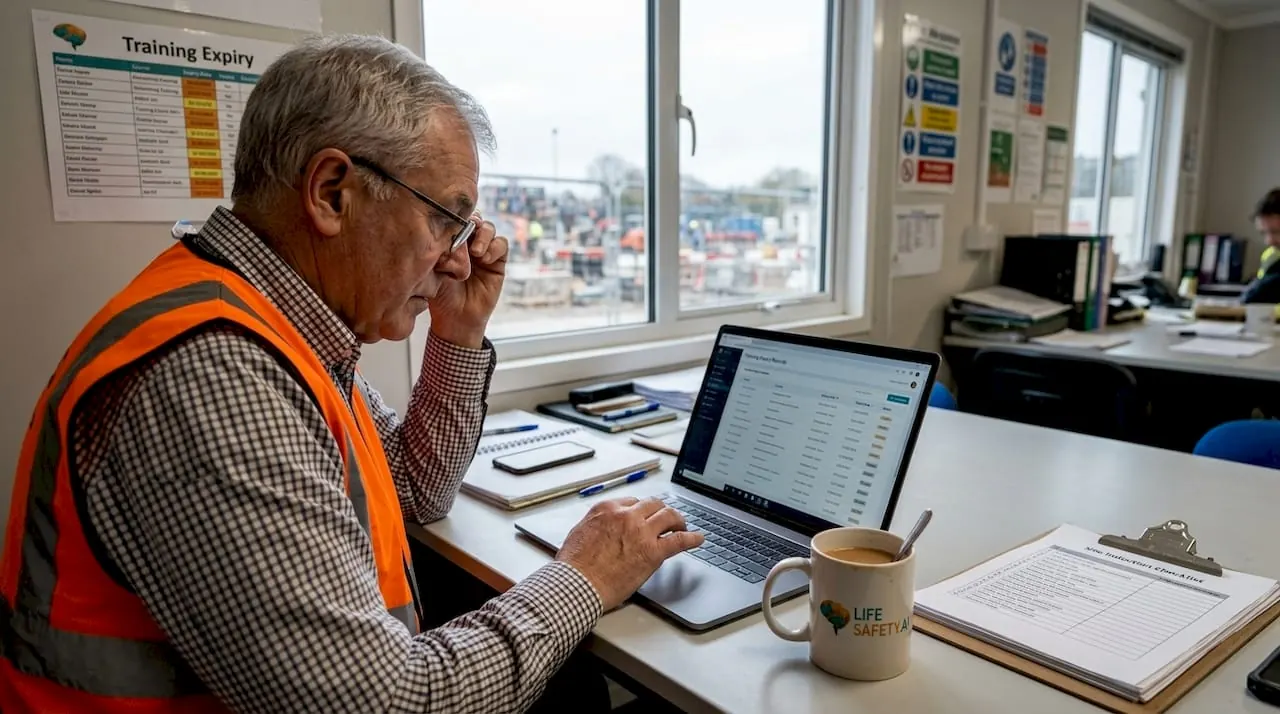 Master safety training management for UK compliance