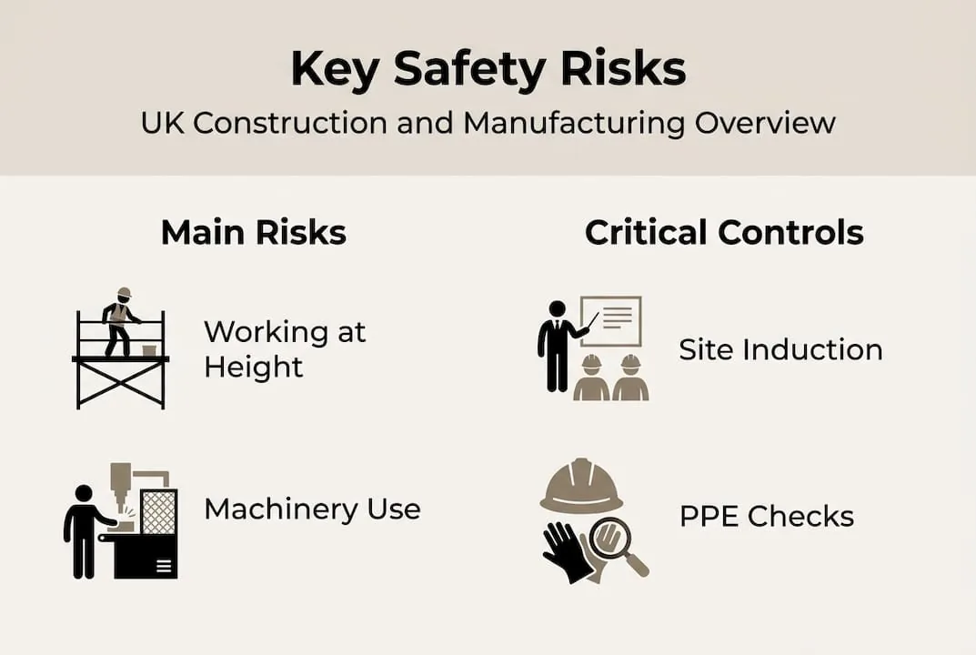 Main safety risks and controls