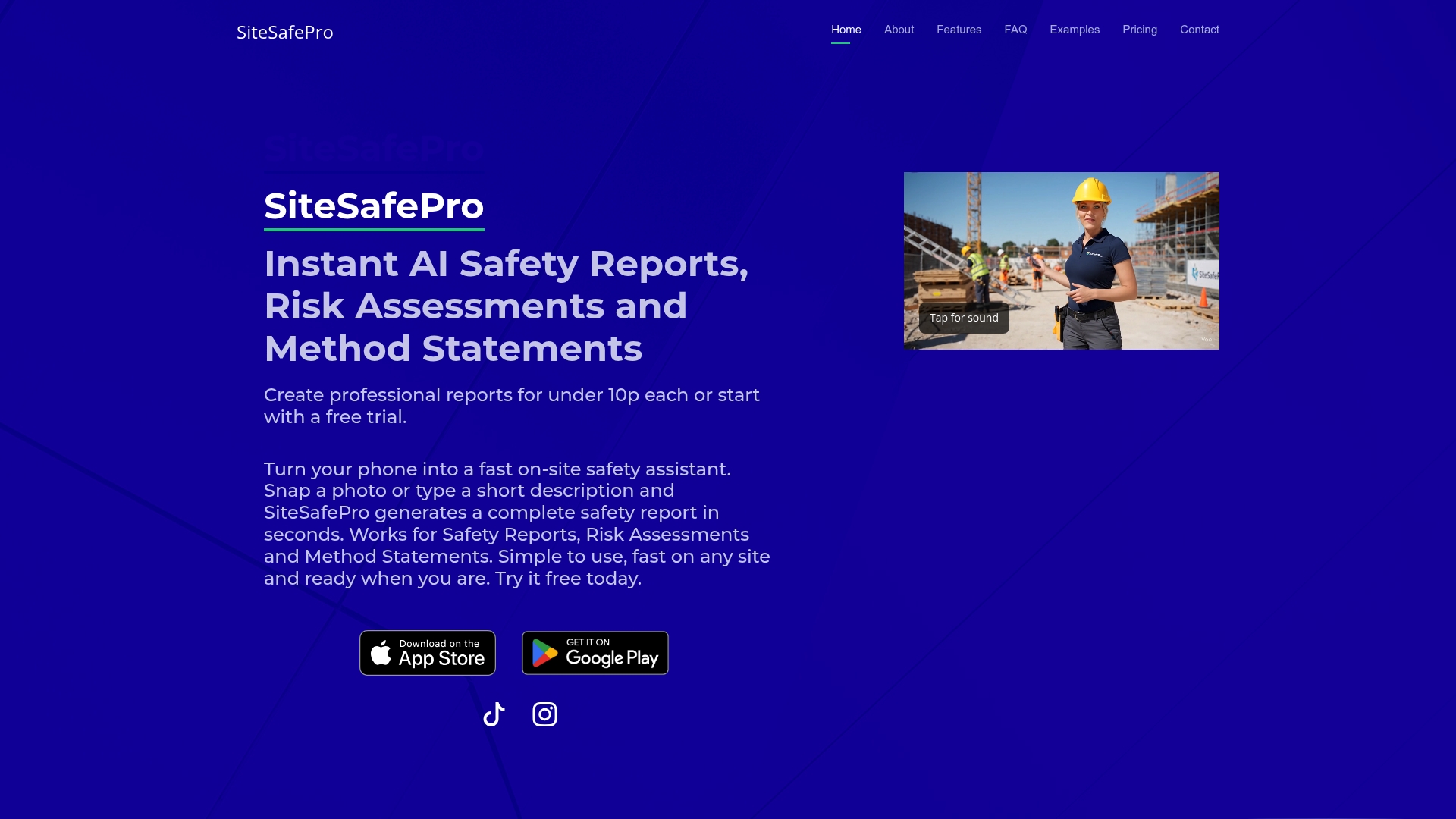 SiteSafePro product screenshot