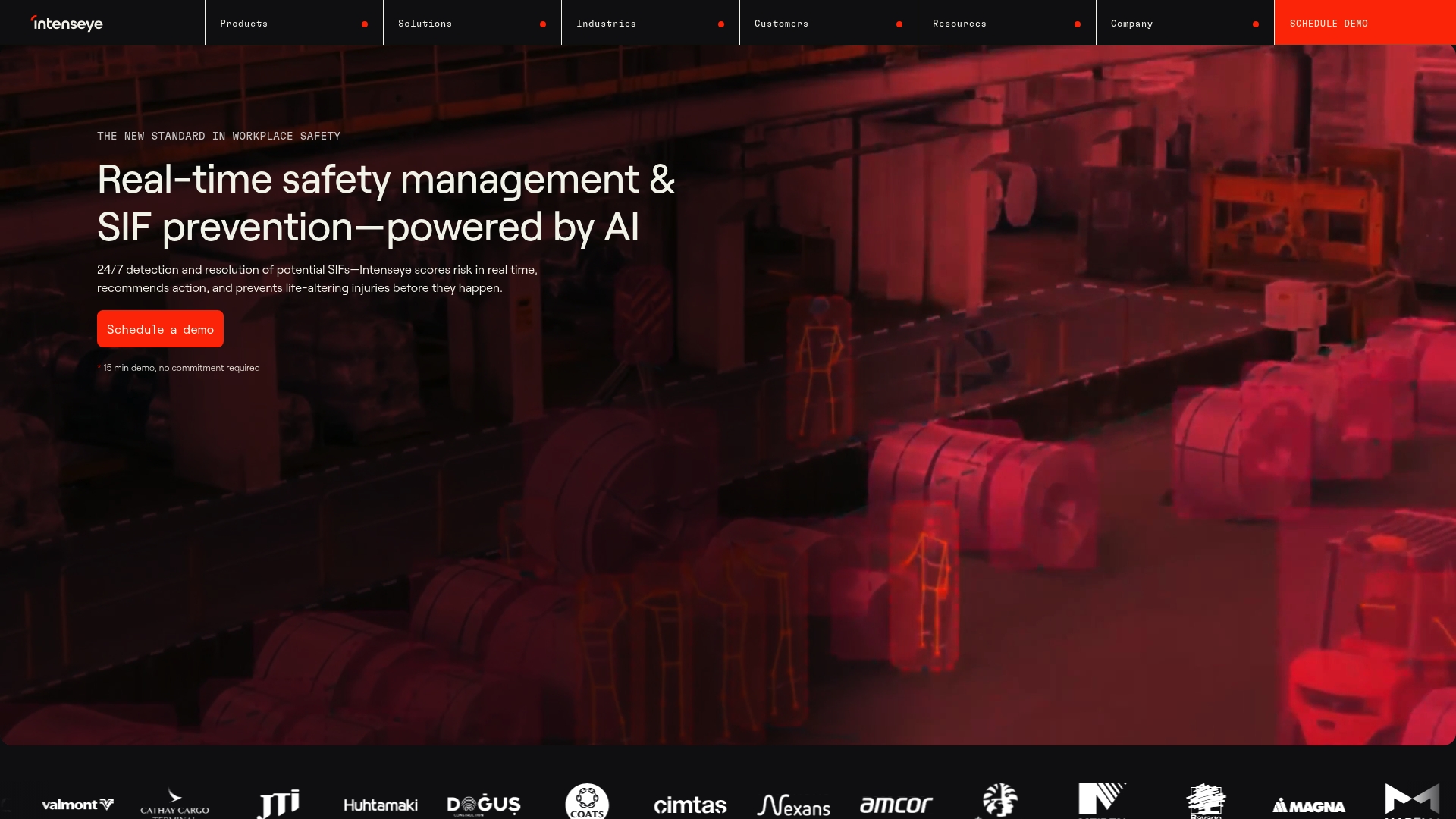 Intenseye product screenshot