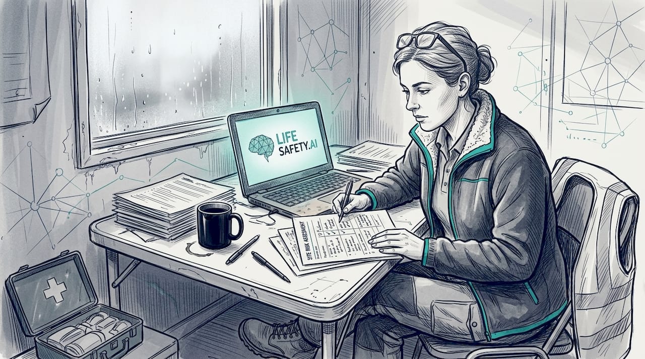 Administrator cross-checking site risk assessments
