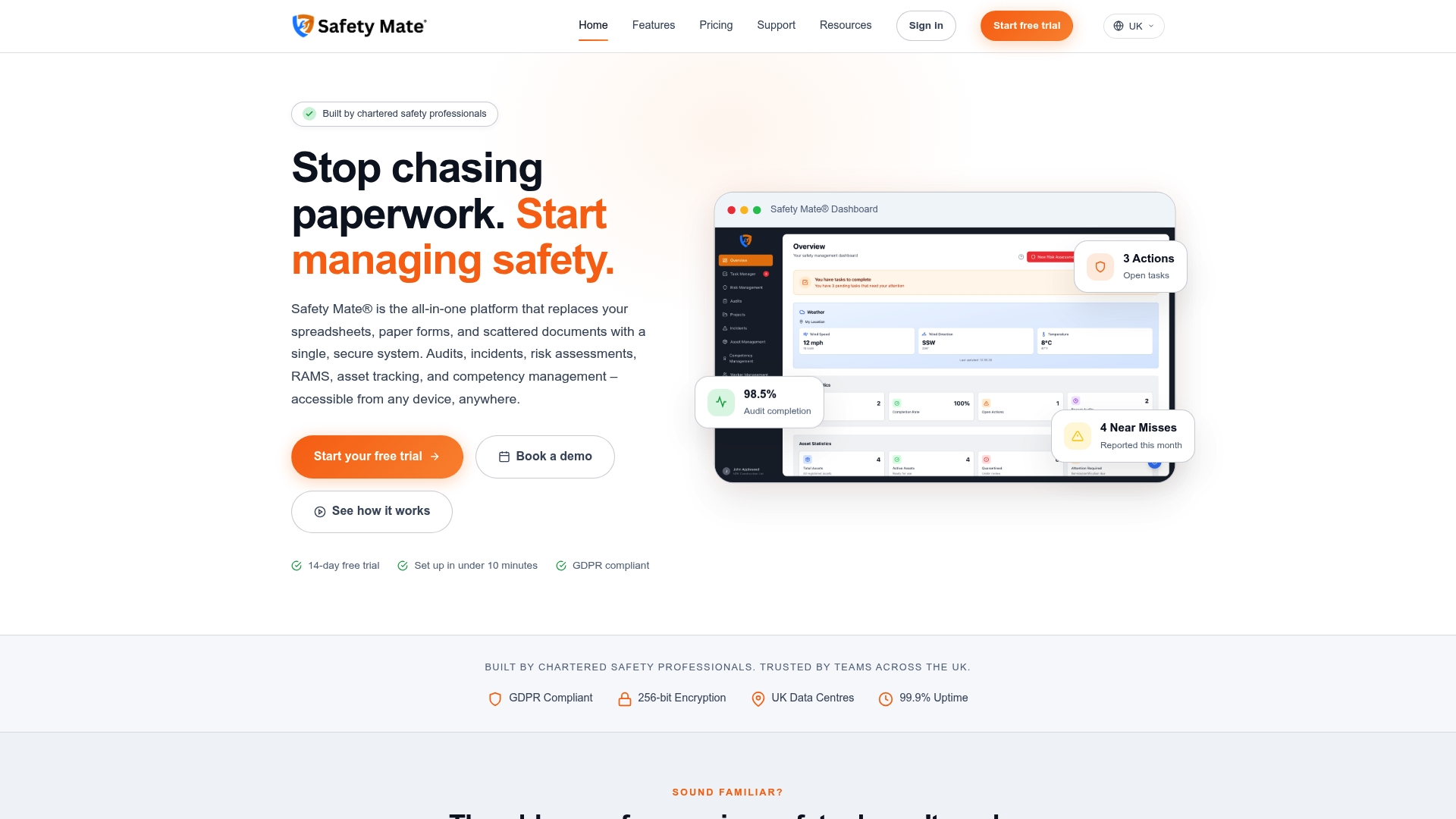 Safety Mate product screenshot