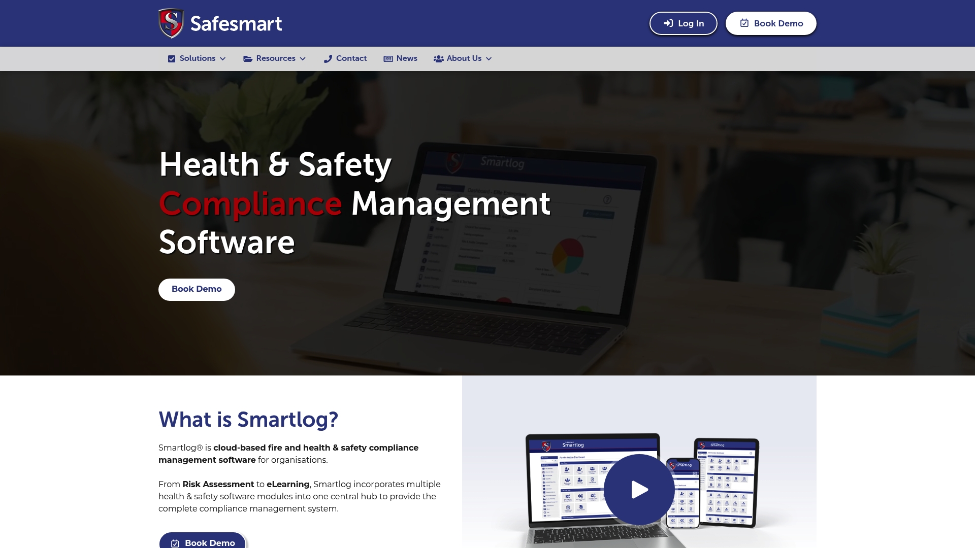 Safesmart Smartlog platform overview