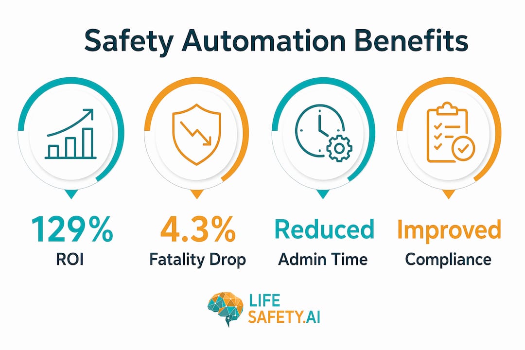 Key statistics on safety automation benefits