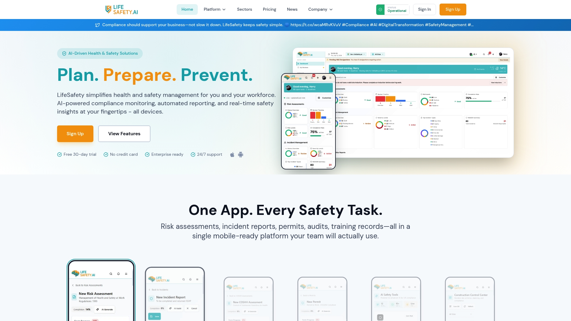 LifeSafety.ai platform