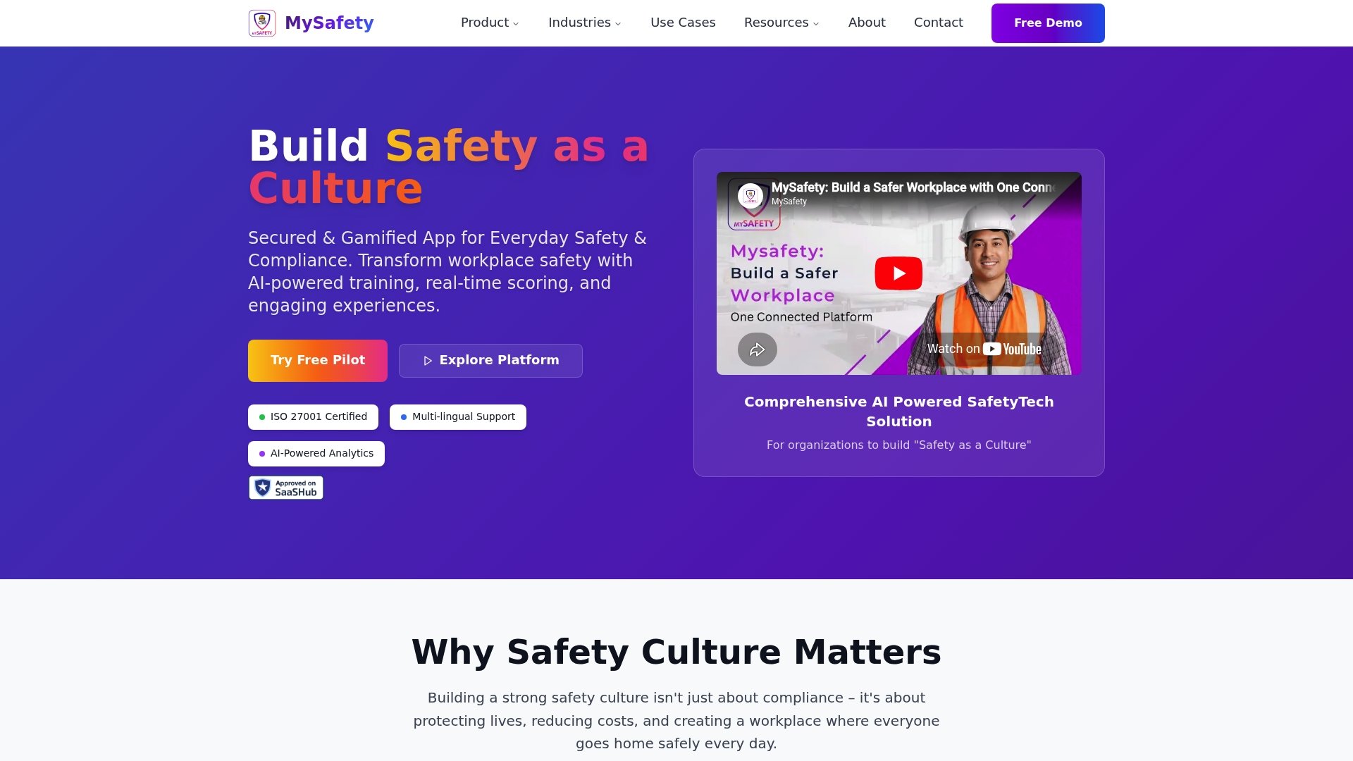 MySafety platform