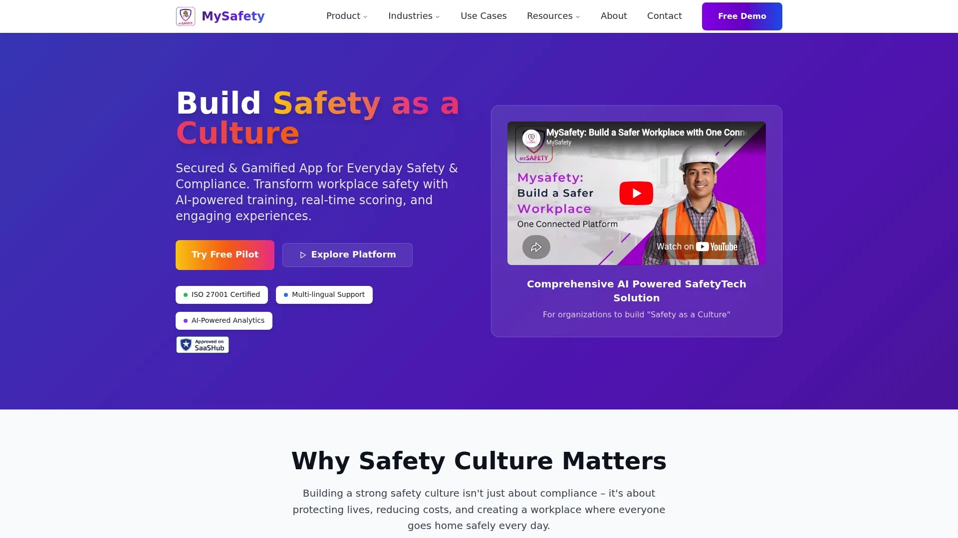 MySafety platform