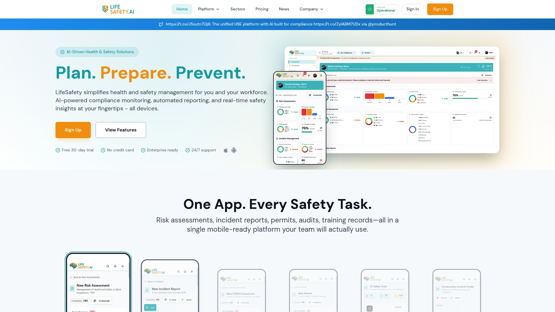 LifeSafety.ai platform overview