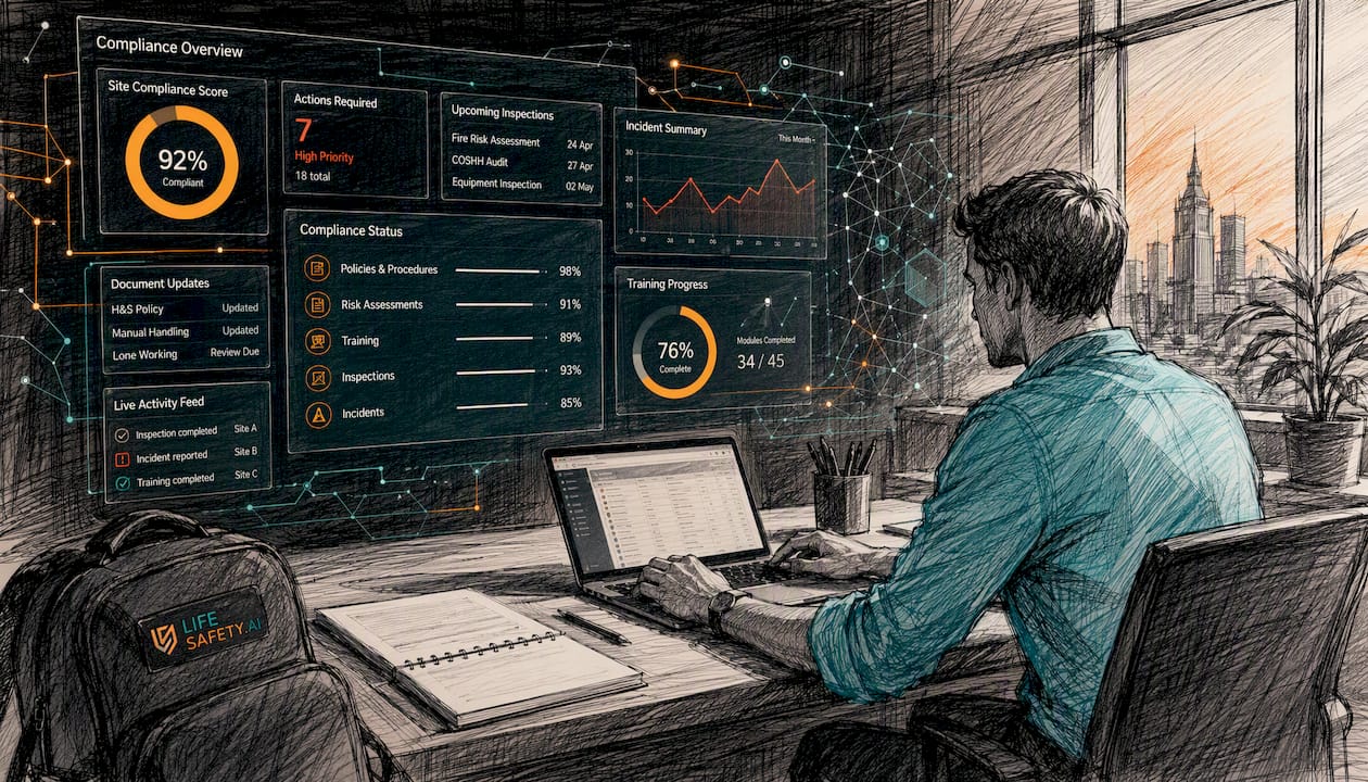 Isometric software module dashboard close-up